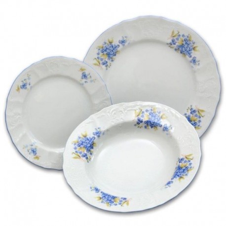 Nezábudky tanierová súprava 18 D