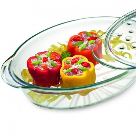 Pekáč oválny s viečkom 3 l