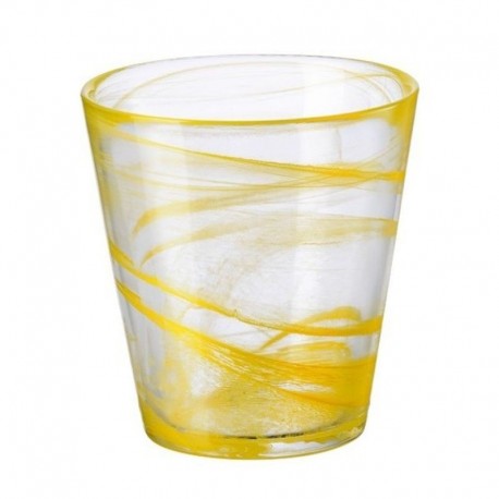CAPRI pohár 370 ml 6 ks žltý