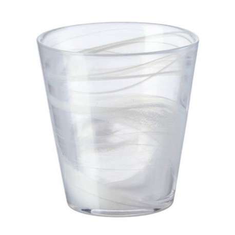CAPRI pohár 370 ml 6 ks biely
