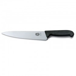 Kuchynský nôž so zúbkovanou čepeľou 19 cm