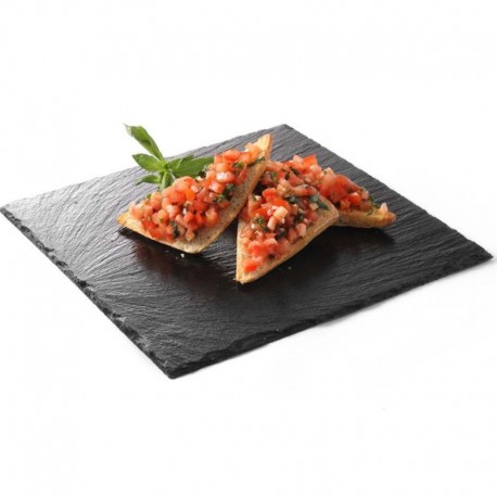 Štvorcová podložka z bridlicového kameňa 