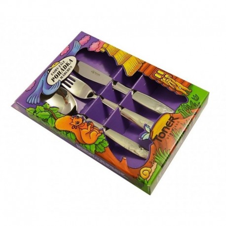 Detský príbor BABY - 3D súprava