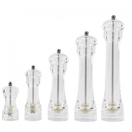 Akrylový mlynček na soľ a korenie