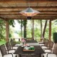 Ohrevná lampa závesná 58,5 cm