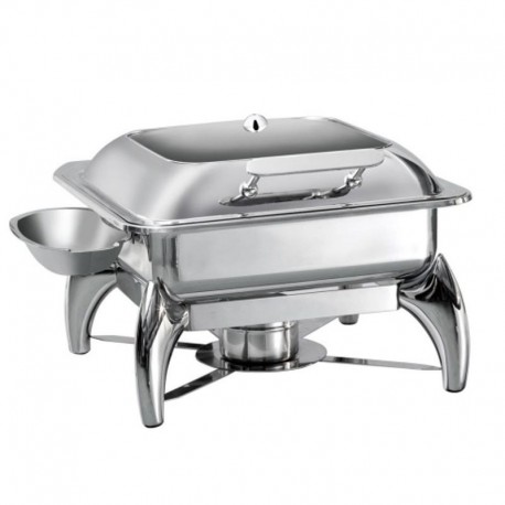 Chafing GN 2/3 Sklo, výklopné veko