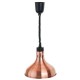 Ohrevná lampa závesná - bronzová