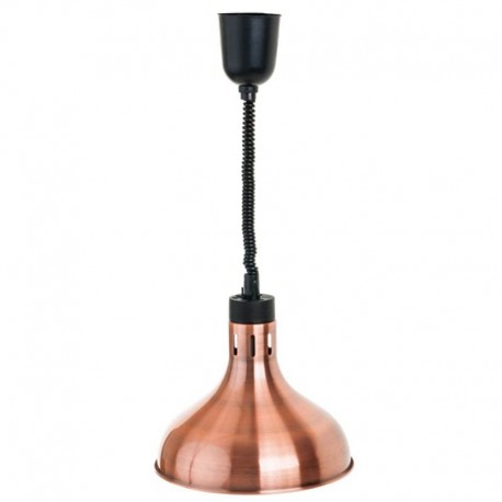 Ohrevná lampa závesná - bronzová
