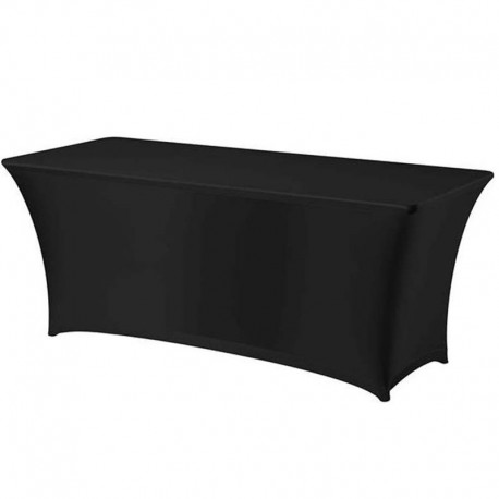 Cateringový poťah na hranatý stôl - čierny