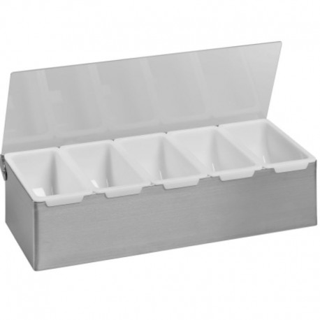 Nádoba na dekoračné prísady - nerez