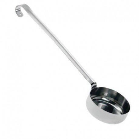 Nerezová naberačka na pretlak - plochá