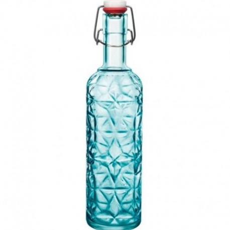 ORIENTE fľaša 1 l s patentom modrá