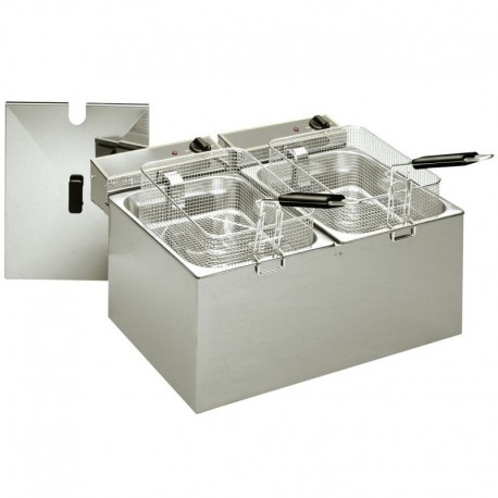 Elektrická stolová fritéza 2 x 8 l