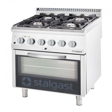 4-Plynový sporák s rúrou GN1/1