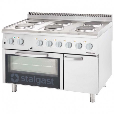 Elektrický sporák – 6 Stalgast s rúrou GN1/1