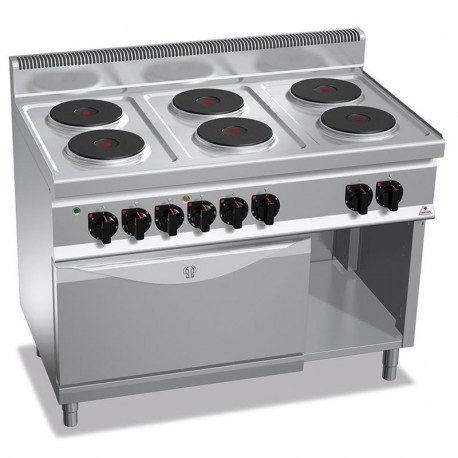 Elektrický sporák so 6 plat. s elektrickou rúrou