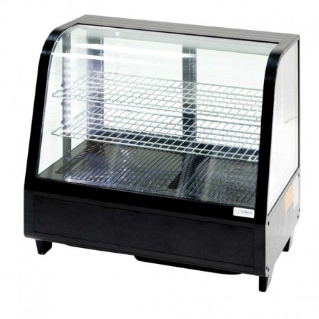 Stolová chladiaca vitrína - čierna 100 l