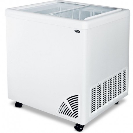 Truhlica mraziaca presklená 176 l