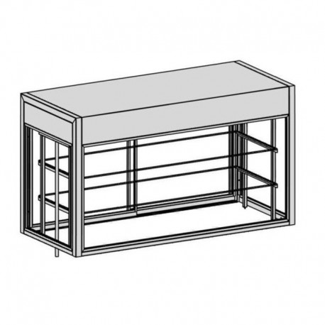 Chladiaca nadstavba na vaňu obslužná