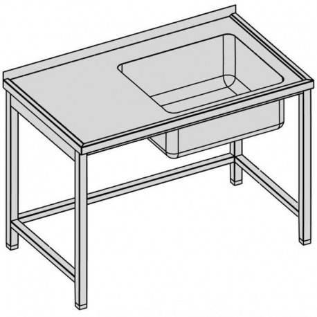 Umývací stôl s vaňou