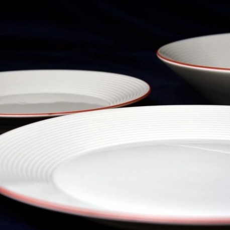 LEA tanierová sada 18 D červená linka