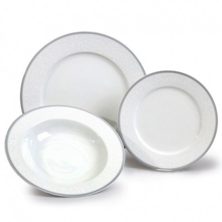 OPAL čipka sivá tanierová 18D