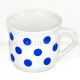 Hrnček varák modré bodky bez linky