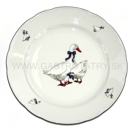 Misa plytká guľatá husi 30 cm