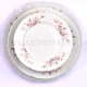 BERNADOTTE šedo-ružový kvet bez linky tanierová súprava 18 D