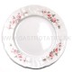 BERNADOTTE šedo-ružový kvet bez linky tanierová súprava 18 D