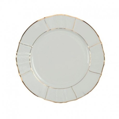 BERNADOTTE misa plytká 32 cm zlaté linky