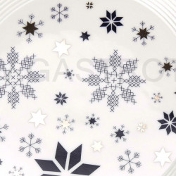Lea tanier plytký platinova hviezda modrá 27 cm