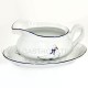 CONSTANCE Omáčnik oválny 0,40 s podšálkou dekor Husi