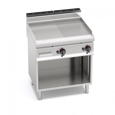 Plynová grilovacia platňa hladká/ryhovaná