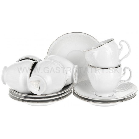 Berandotte šapo kávová biela pl. l. 12 D