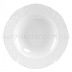 Bernadotte tanier hlboký 21 cm biely