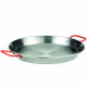 Panvica na paelu 34 veľká z leštenej uhlíkovej ocele