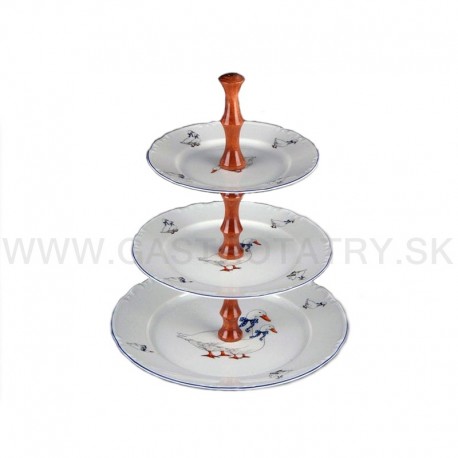 Constance Etažerka zlatý kľúč 3D