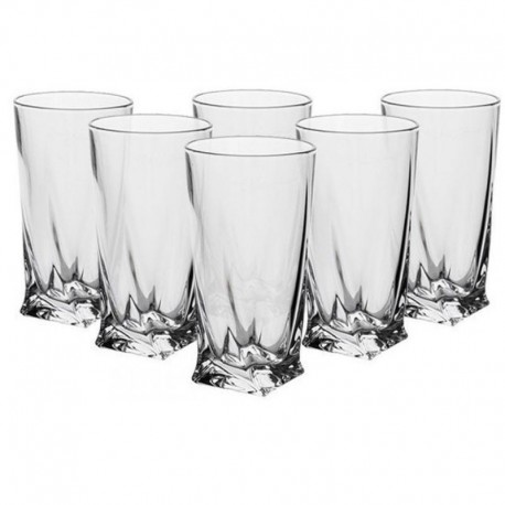 Quadro pohár 350 ml HB 6 ks