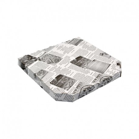 Krabica na pizzu noviny