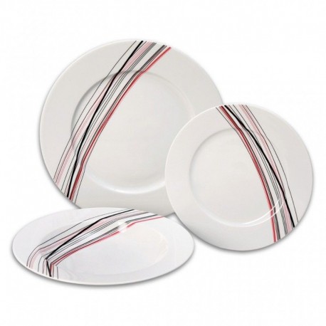 Tanierová súprava 18 D Sylvie (Jana) pruhy