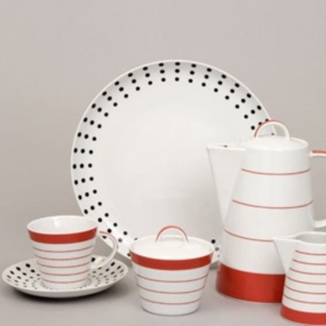 ŠAPO vysoké 174 TOM červ. pruhy, modré bodky 12 D