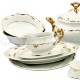 Zlato biela obedová súprava 27 D