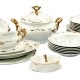 Zlato biela obedová súprava 27 D