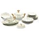 Zlato biela obedová súprava 27 D