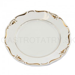 MARIE LOUISE tanier plytký 25 cm jem. zl. ornament