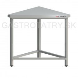 Pracovný stôl rohový jednoduchý, h 600-700-800 mm, š 600 - 800 mm