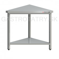 Pracovný stôl rohový s policou, h 600-700-800 mm, š 600 - 800 mm