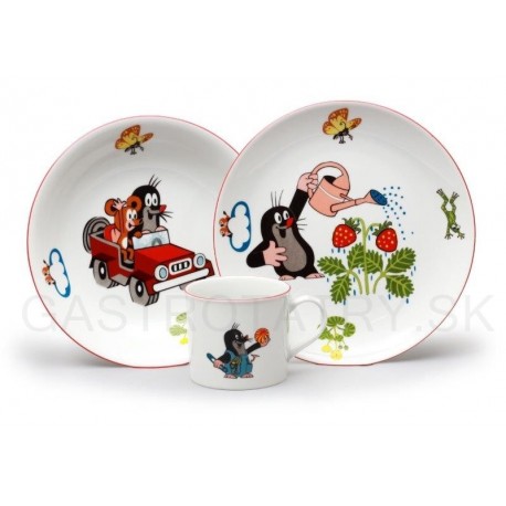 Krtko detská SP 3D jahody