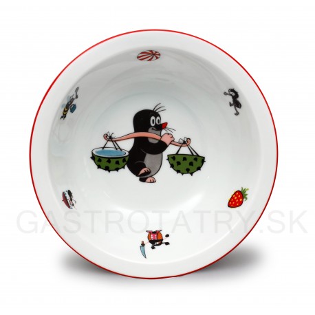 Krtko detská miska gaštan (praktik)